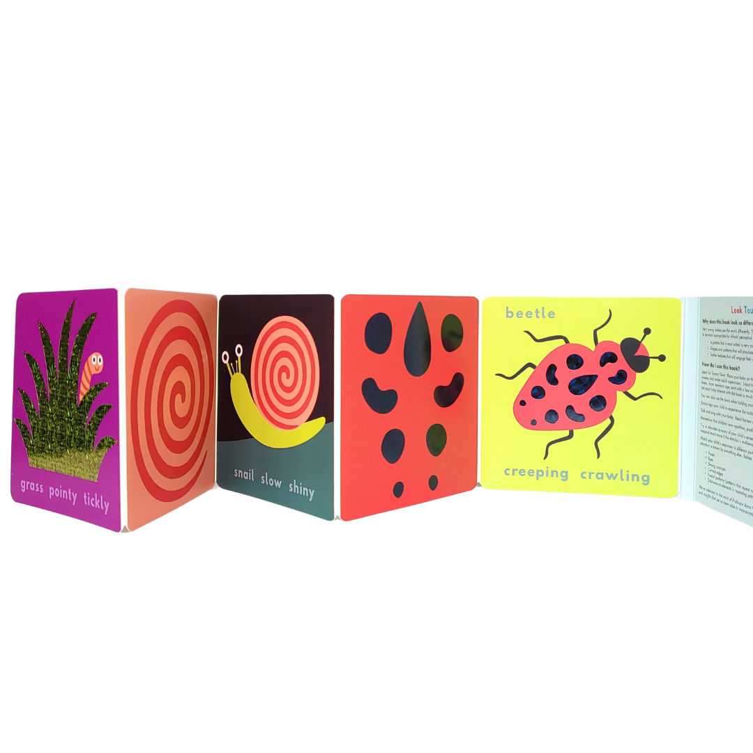 Look, Touch, Learn: Garden (A Mini Tummy Time Book)