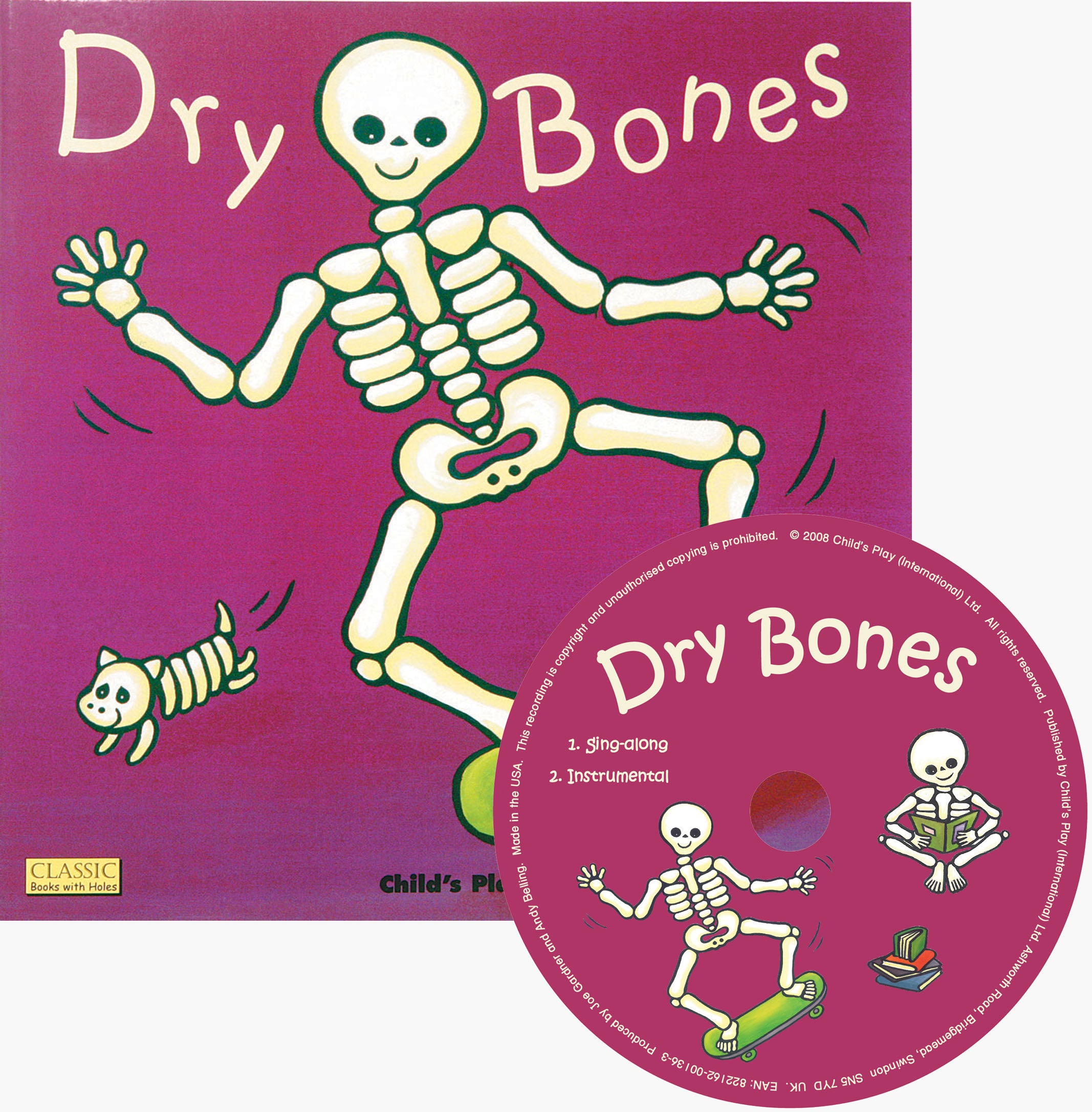 英語絵本9冊セット　Dry Bones他 - Child's Play Books with Holes: Dry Bones – Child's Play