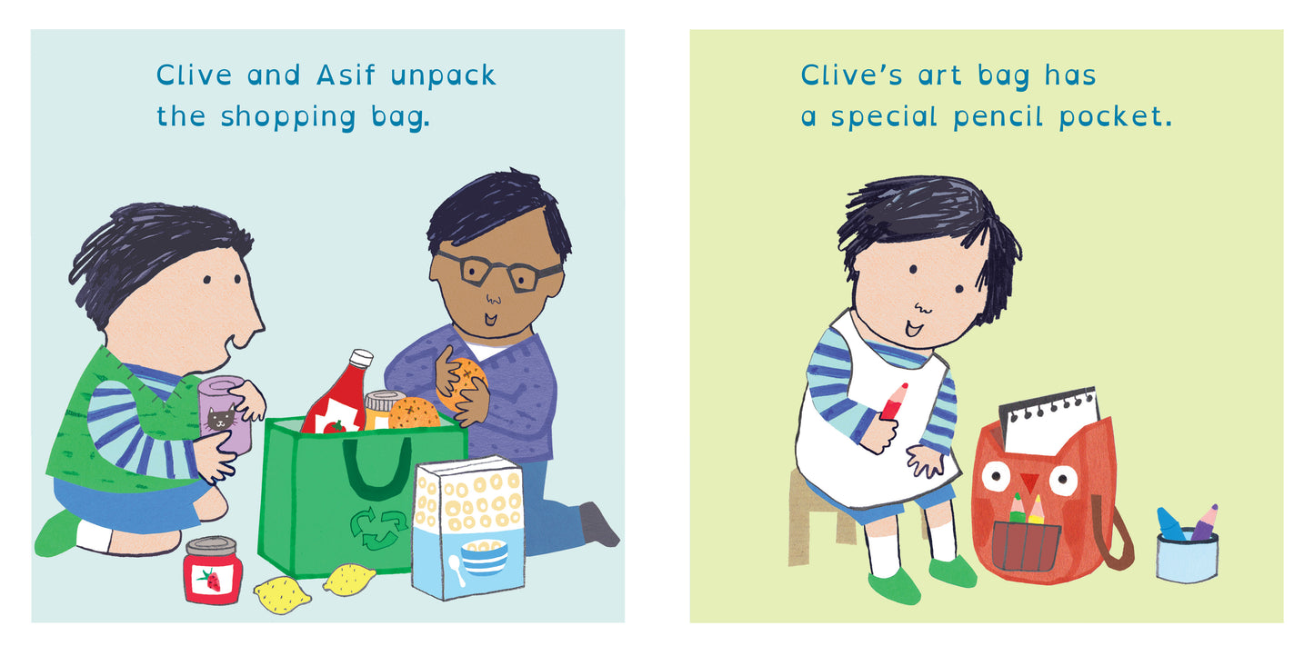 All About Clive: Clive and his Bags