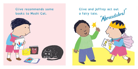 Clive's Jobs: Clive is a Librarian