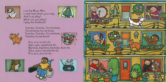 Books with Holes: I am the Music Man (Softcover and CD Edition)