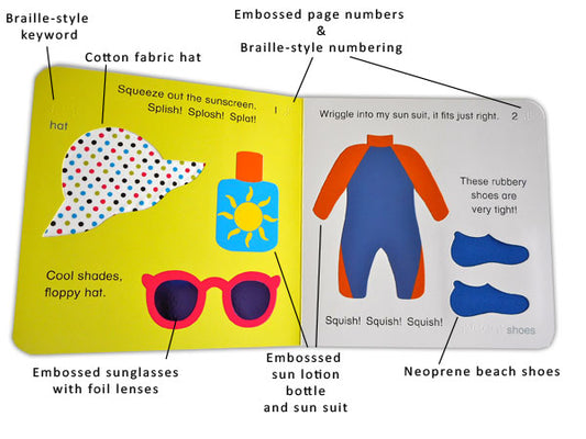 Off to the Beach! (Tactile Book)
