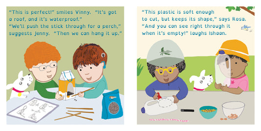 Rosa's Workshop: Rosa's Big Bird Feeder Experiment