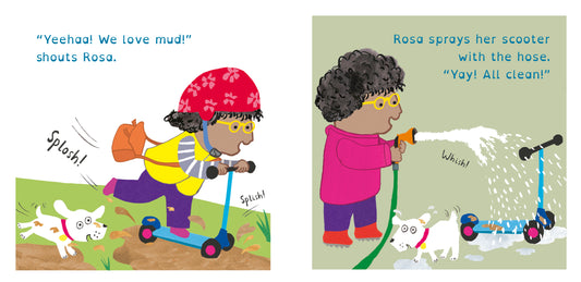 All About Rosa: Rosa Rides her Scooter