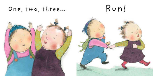 One, two, three... Run!