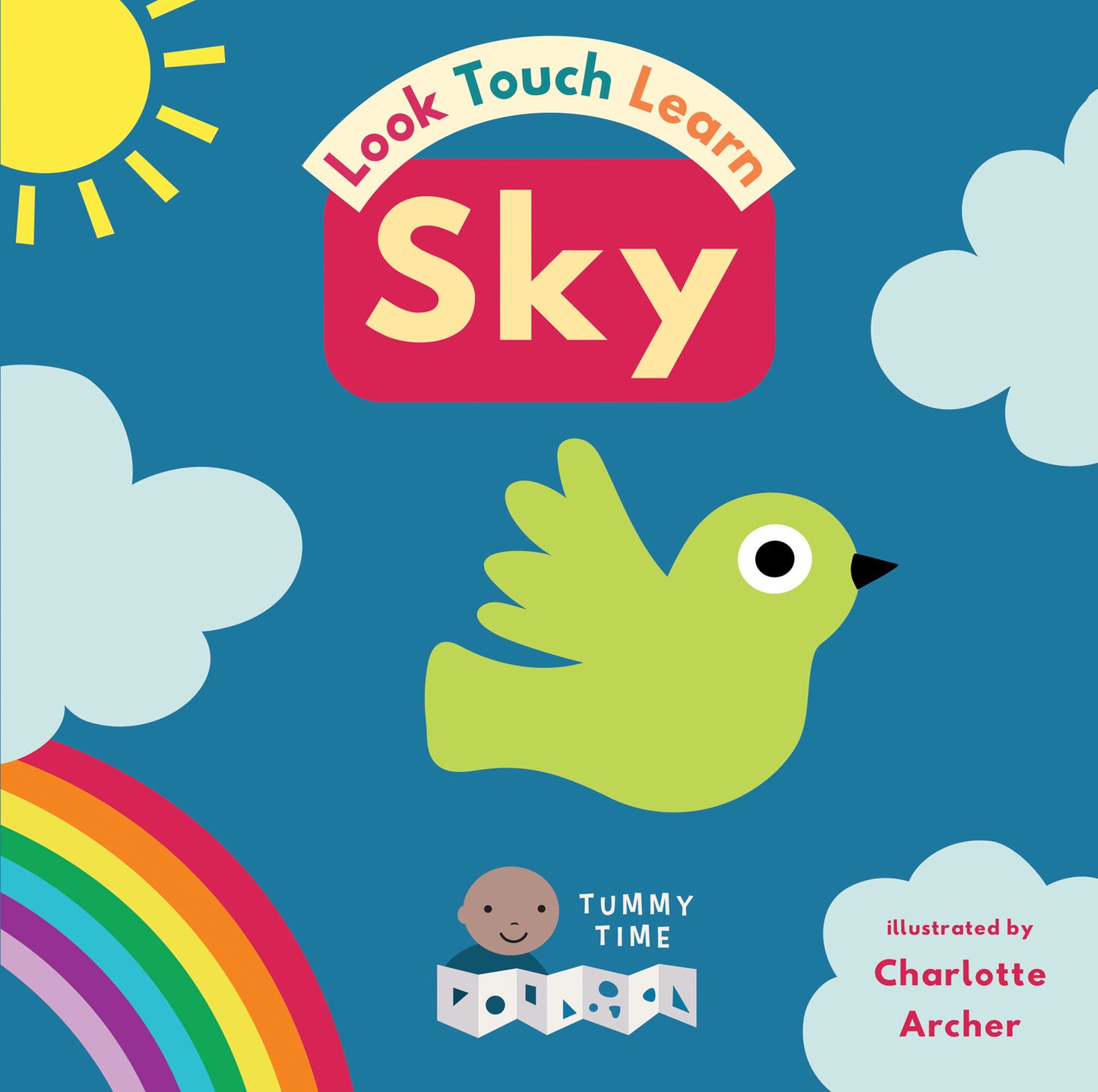 Look, Touch, Learn: Sky (A Tummy Time Book with Moving Elements)