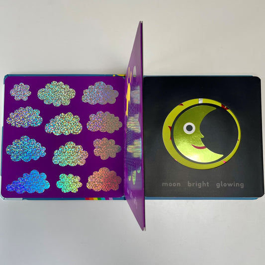 Look, Touch, Learn: Sky (A Tummy Time Book with Moving Elements)