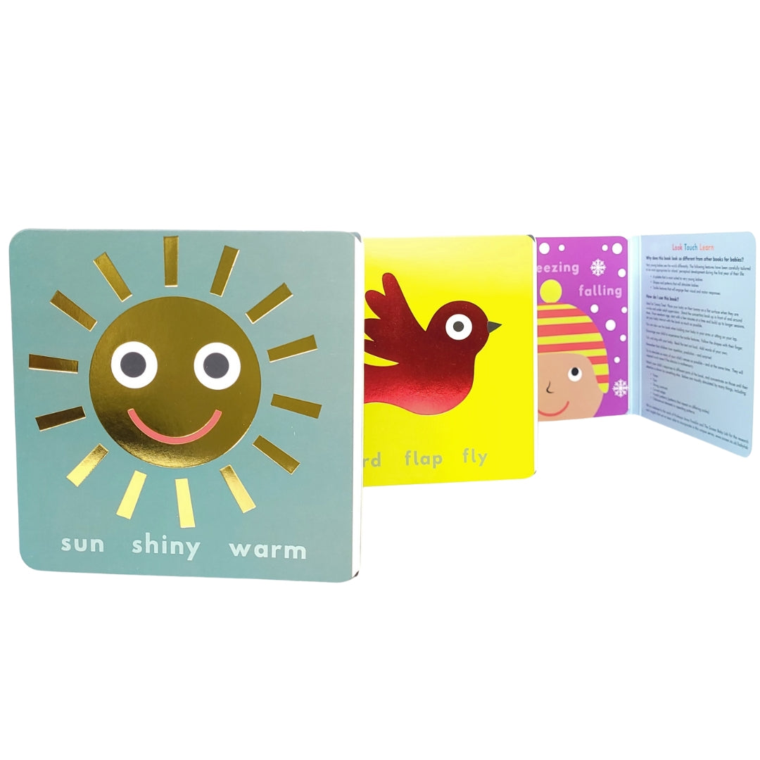 Look, Touch, Learn: Sky (A Tummy Time Book)
