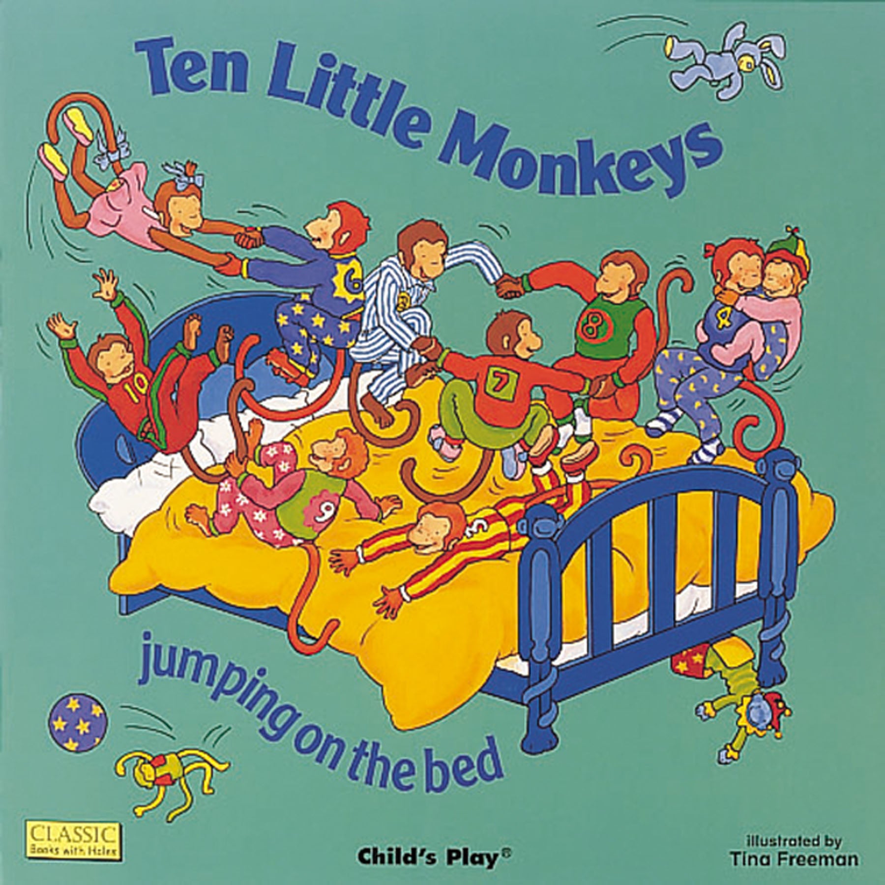 Ten Little Monkeys Jumping on the Bed (Board Book Edition)