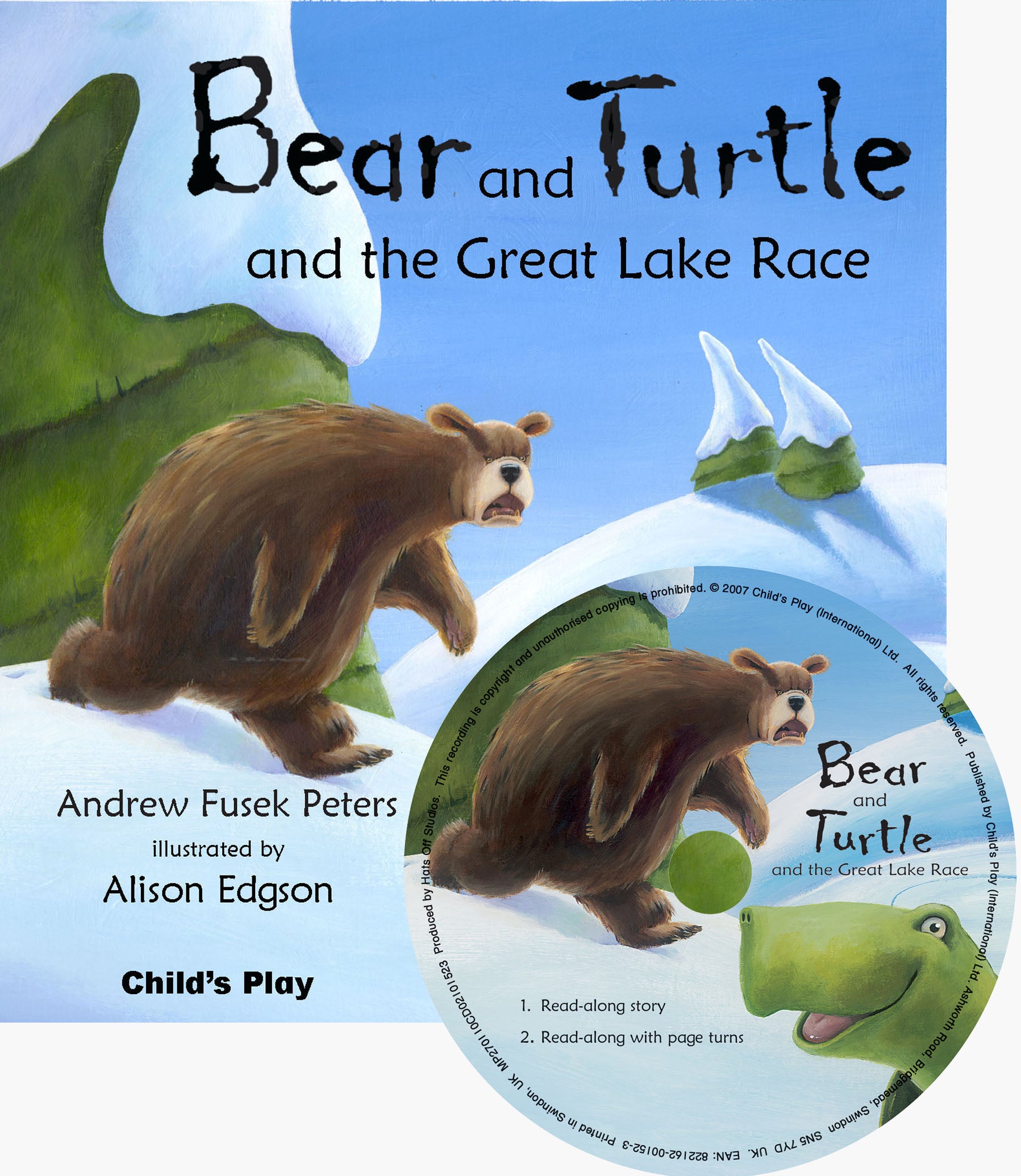 Bear and Turtle and the Great Lake Race (Softcover and CD Edition)