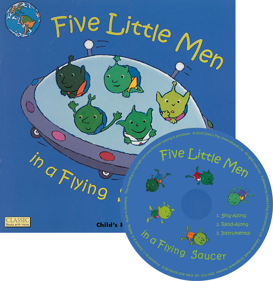 Five Little Men in a Flying Saucer (Softcover and CD Edition)
