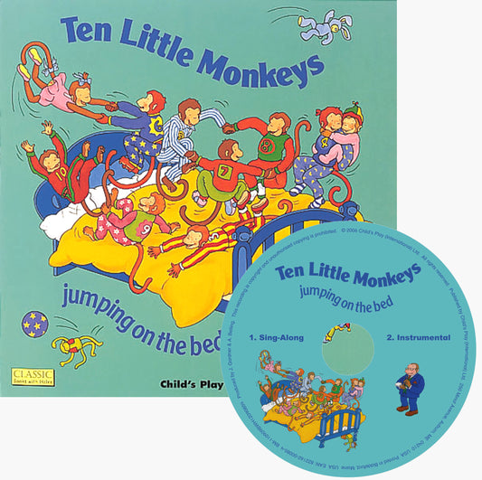 Ten Little Monkeys (Softcover and CD Edition)