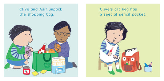 Clive and his Bags