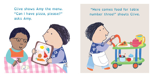 Clive is a Waiter