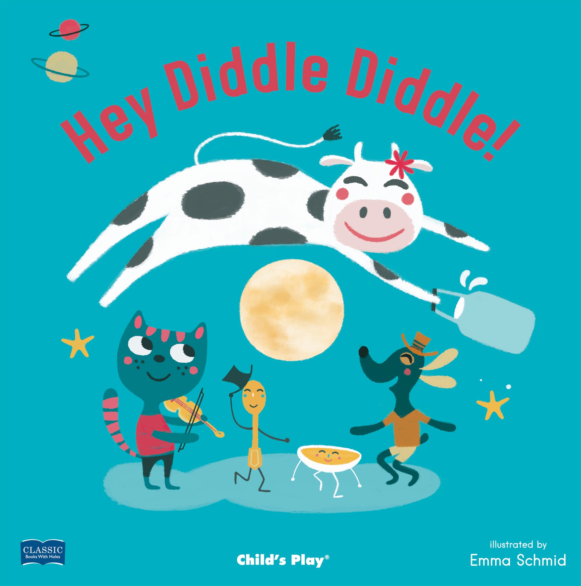 Middle Diddle Books with Holes: Hey Diddle Diddle (Board Book Edition) – Child's Play