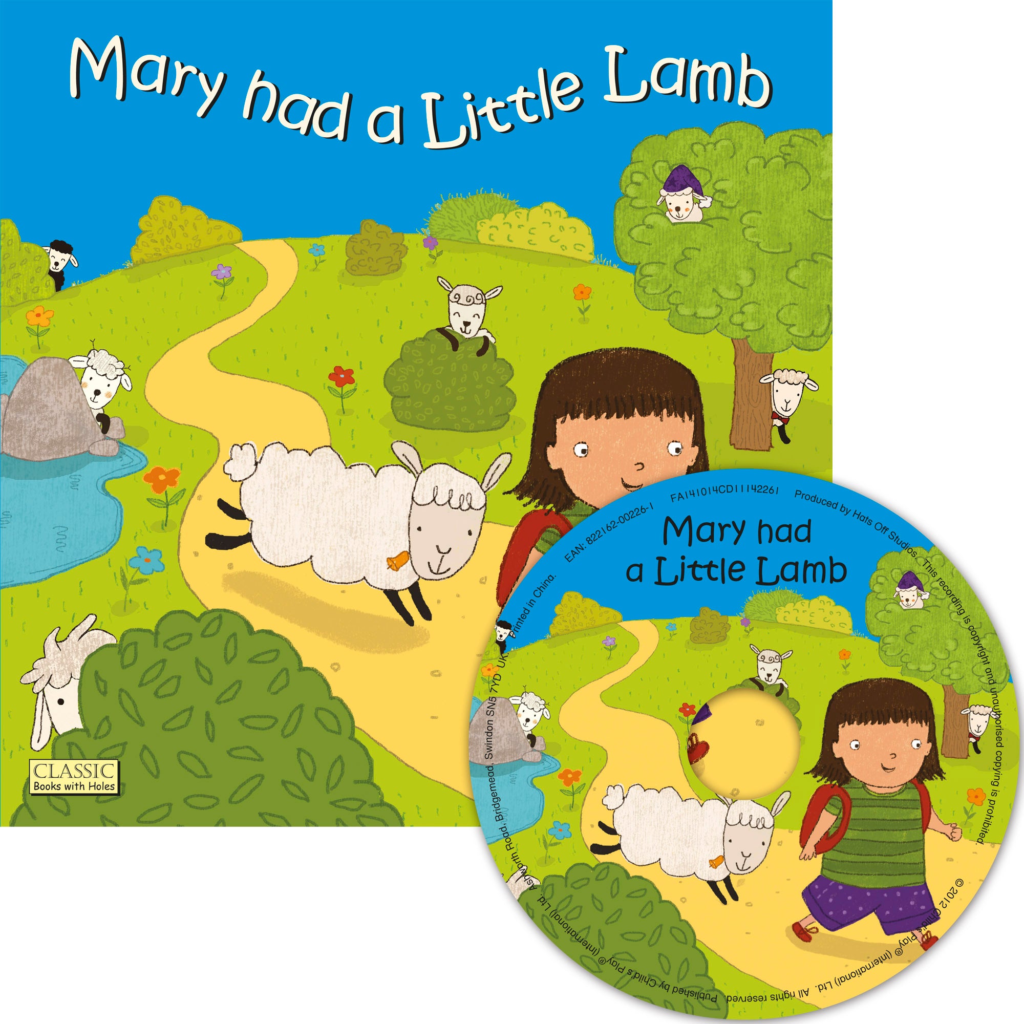 Books with Holes: Mary had a Little Lamb (Softcover and CD Edition