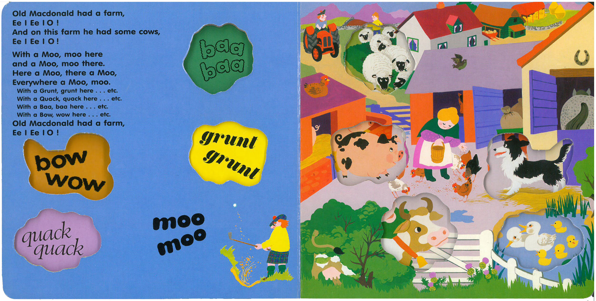 Classic Books With Holes Old Macdonald Had A Farm Softcover And CD E Classic books with holes old macdonald had a farm softcover and cd e