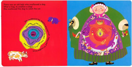 There Was an Old Lady Who Swallowed a Fly (Board Book Edition)